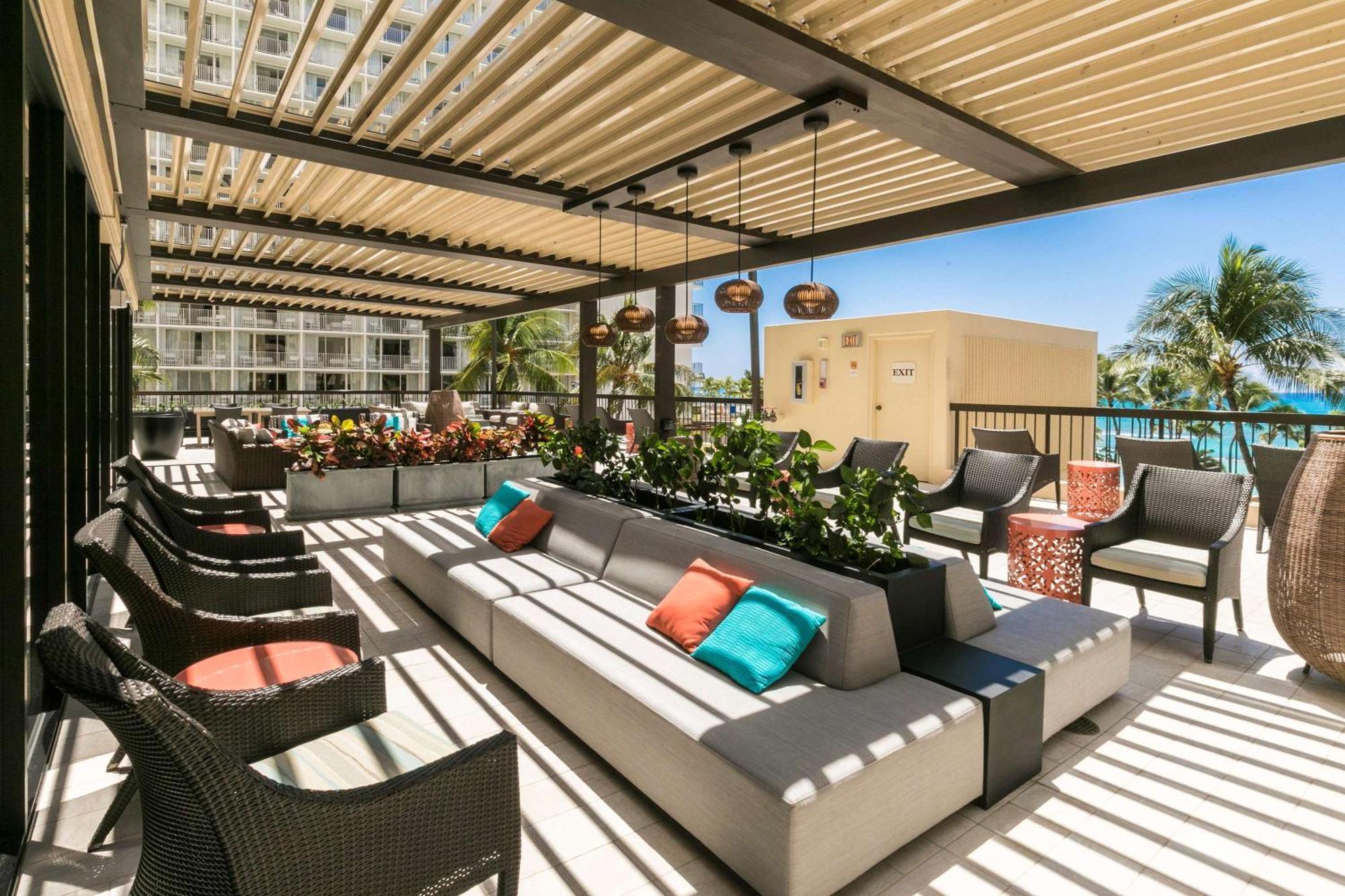 Aston Waikiki Beach Tower Honolulu Exterior photo The rooftop lounge at the Hilton San Diego Bayfront